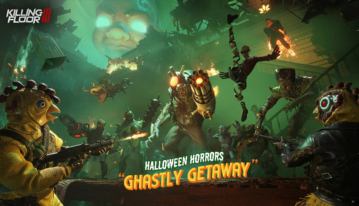 Visuel officiel Halloween Horrors Ghastly Getaway de Killing Floor 3