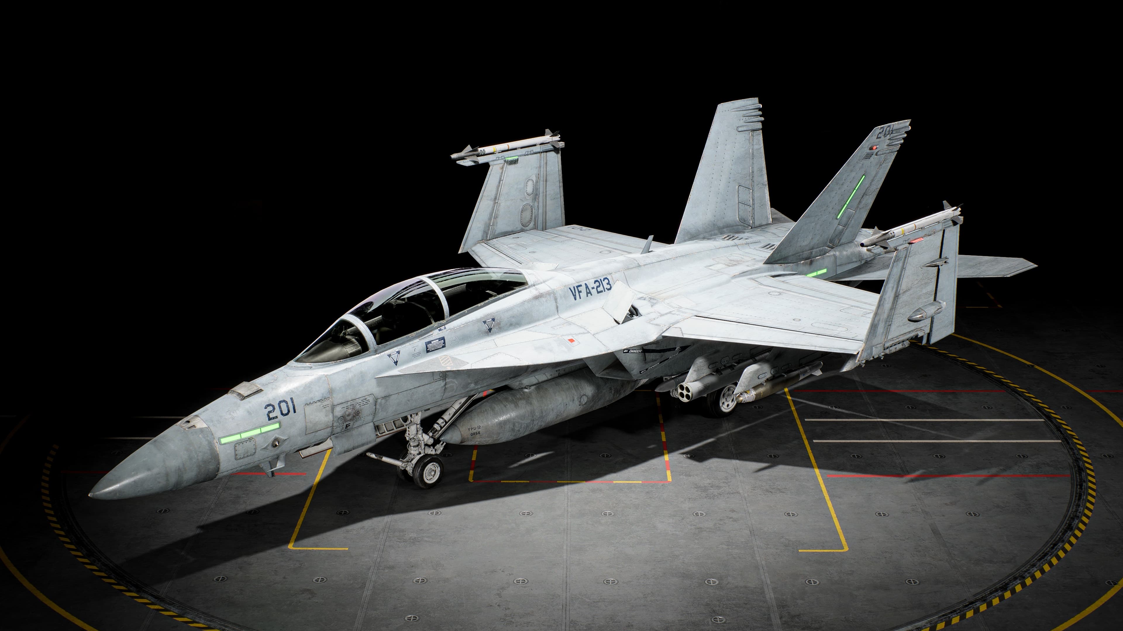 Vue officielle du jet biplace F/A-81F Super Spectre de Battlefield 6.