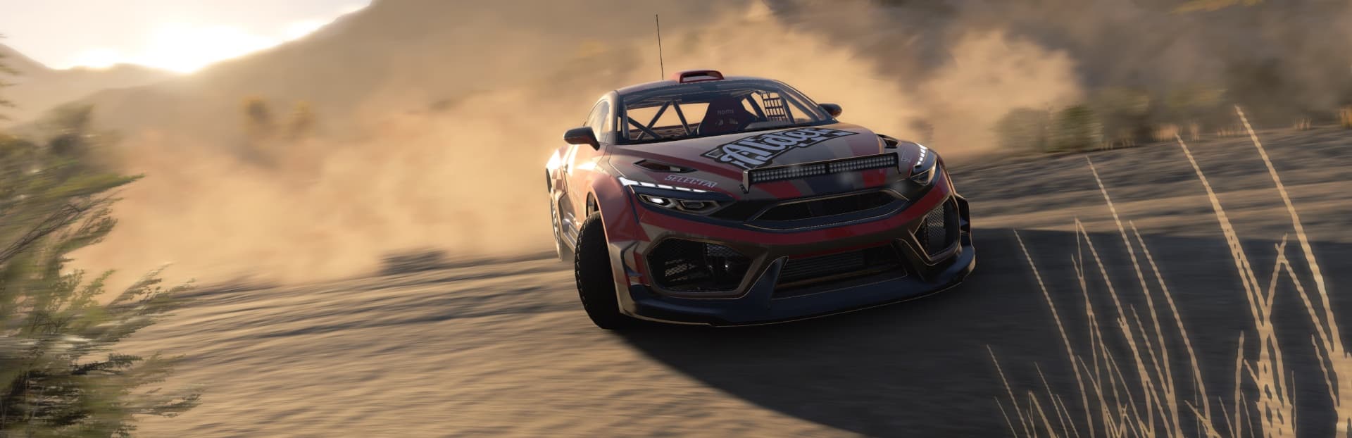 Cherrier Ardente de rallye dans le bandeau officiel de la mise à jour 0.39 de BeamNG.drive.