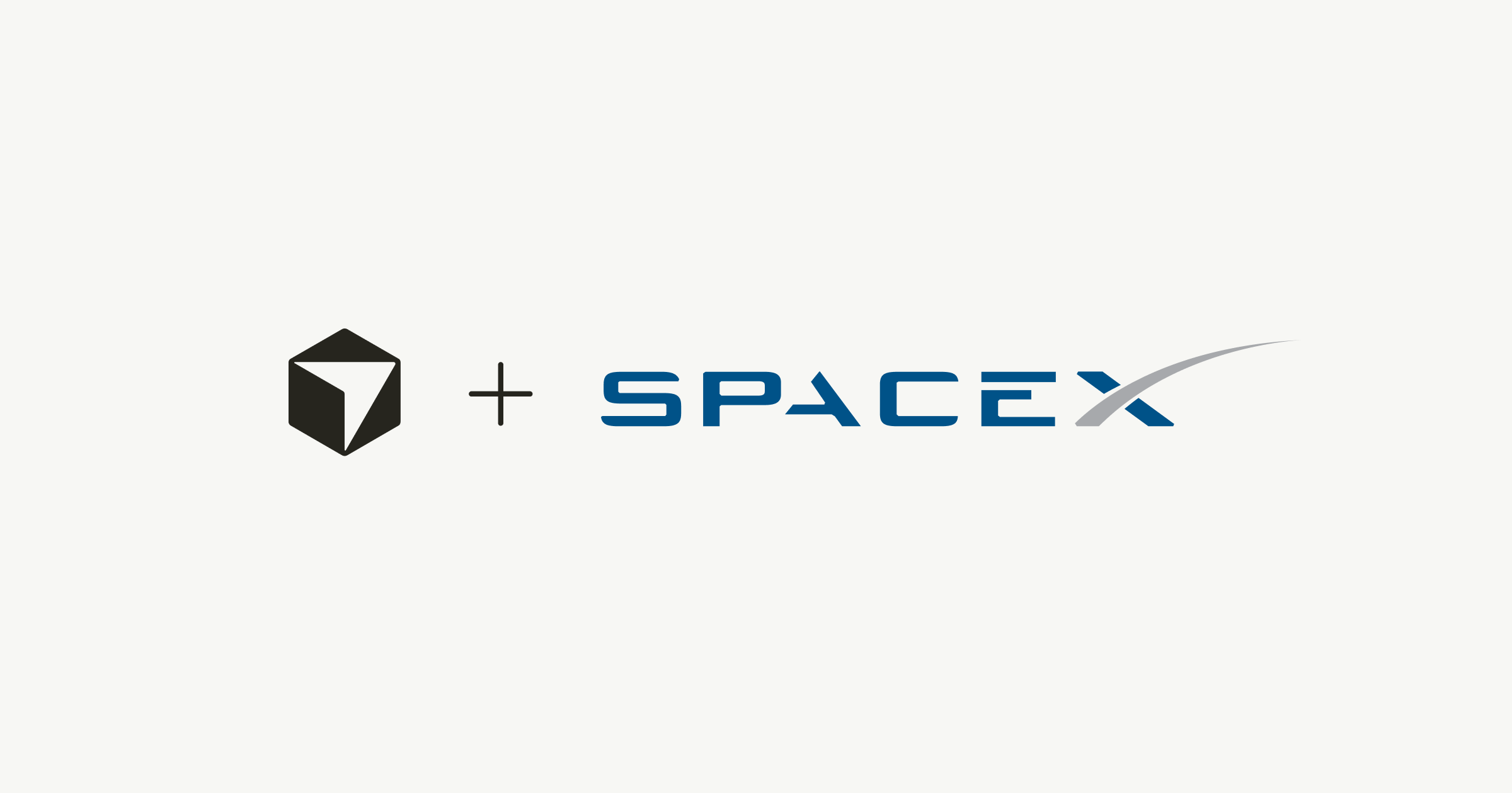 Les logos officiels de Cursor et SpaceX sur le visuel de leur partenariat d'entraînement de modèles.