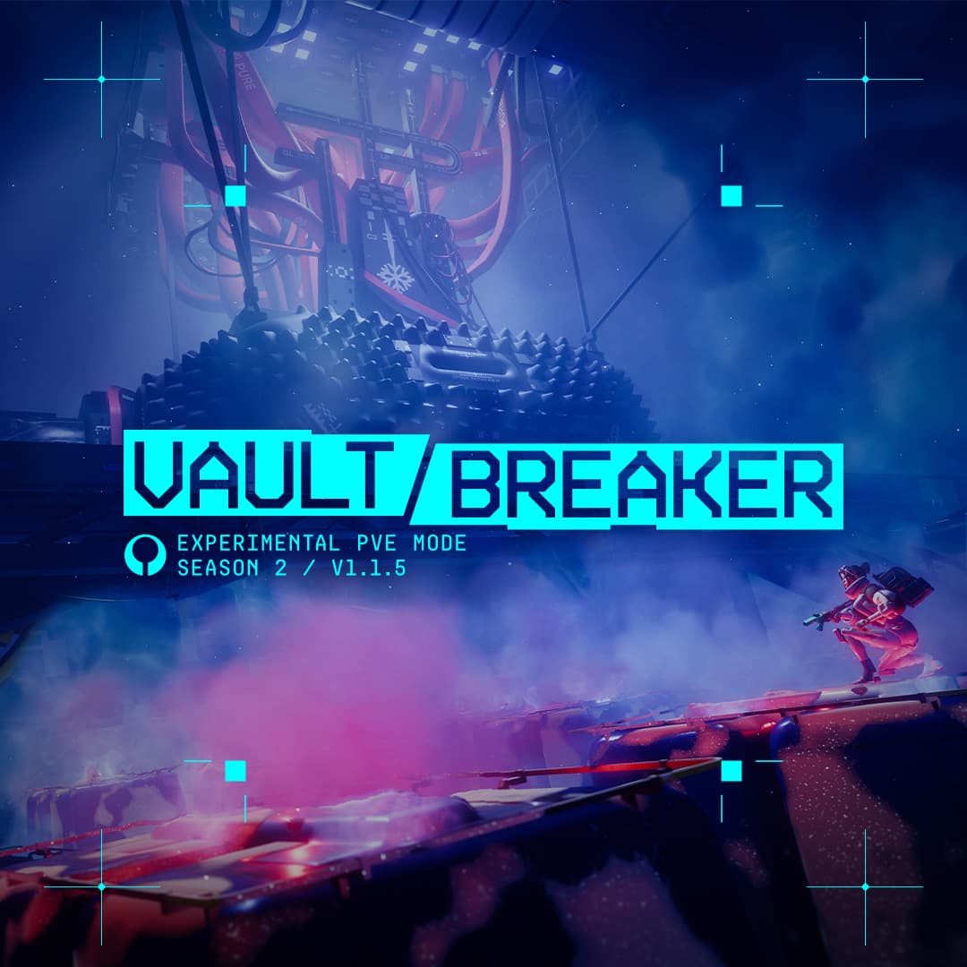 Visuel officiel carré du mode PvE expérimental Vault Breaker de Marathon.