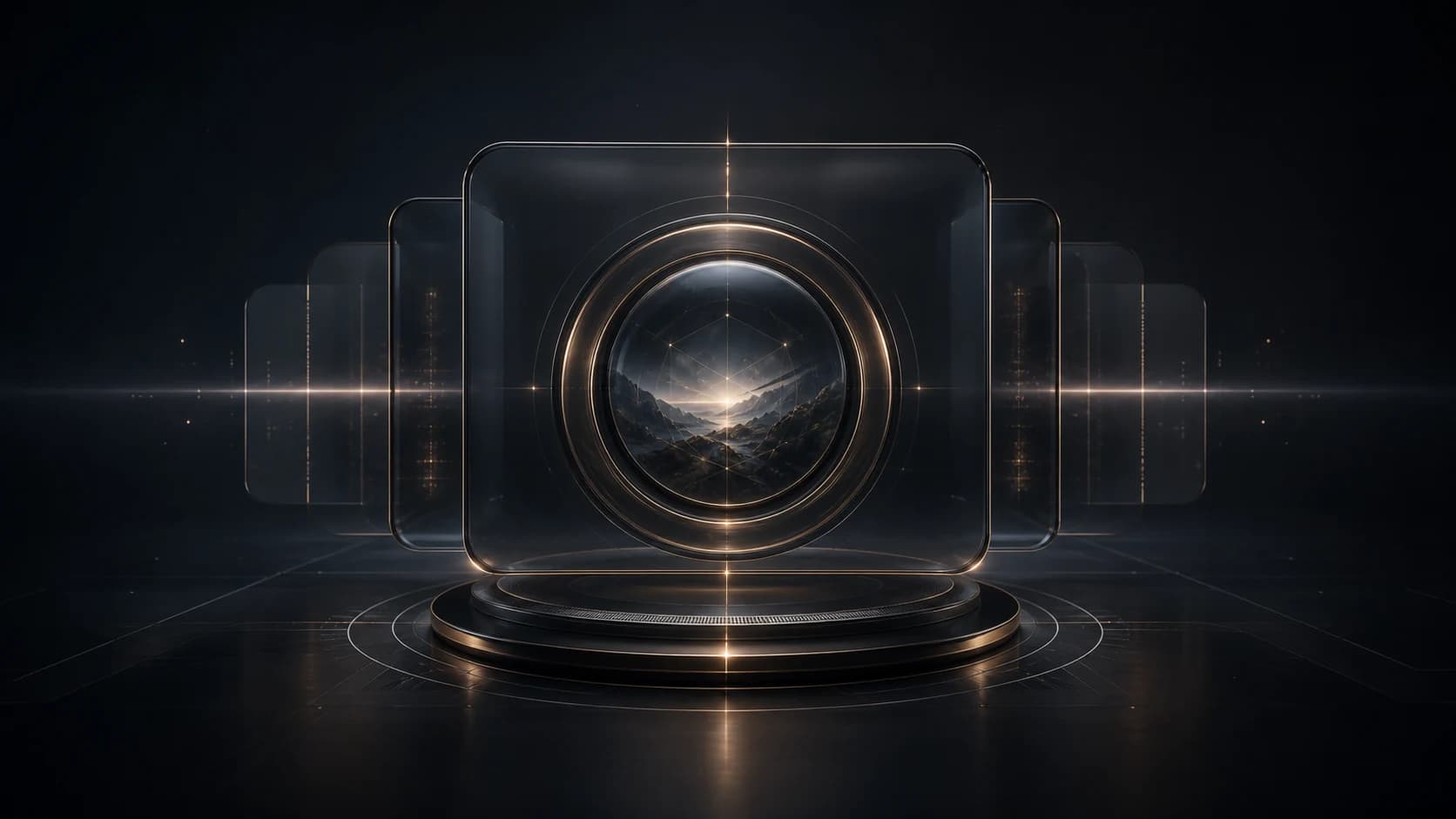 Composition technique sombre et premium réservée à une future actualité GPU.