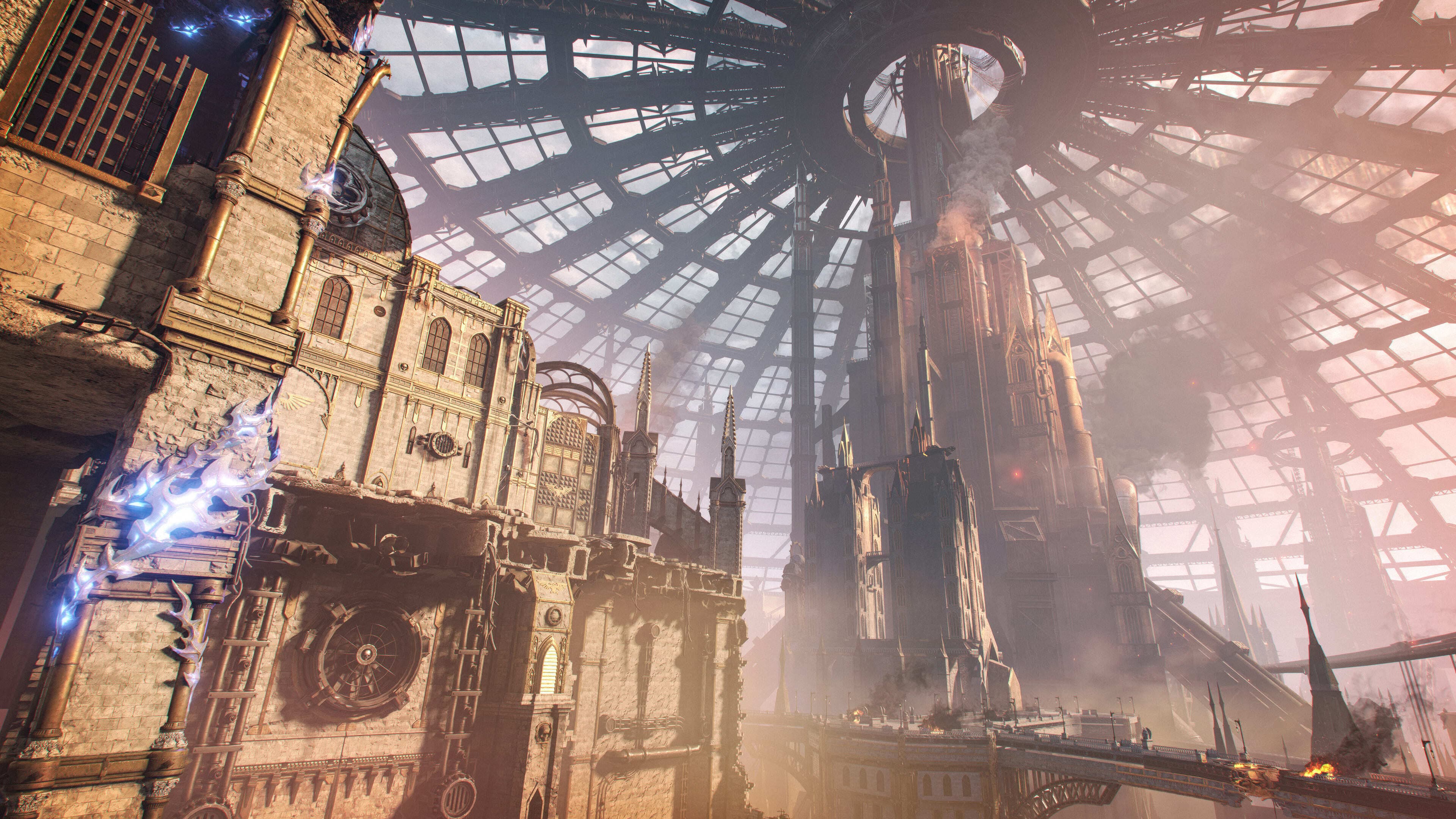 Capture officielle de la carte PvP Sanctum ajoutée à Space Marine 2 par le patch 14.0.
