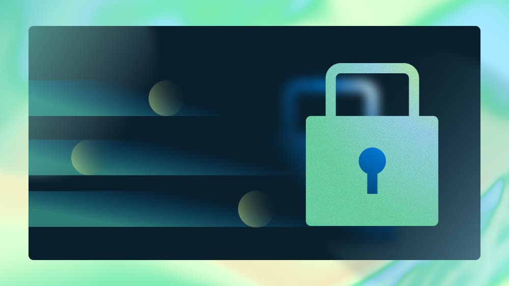 Illustration officielle Microsoft d’un cadenas numérique symbolisant la recherche de failles et la sécurité Windows.