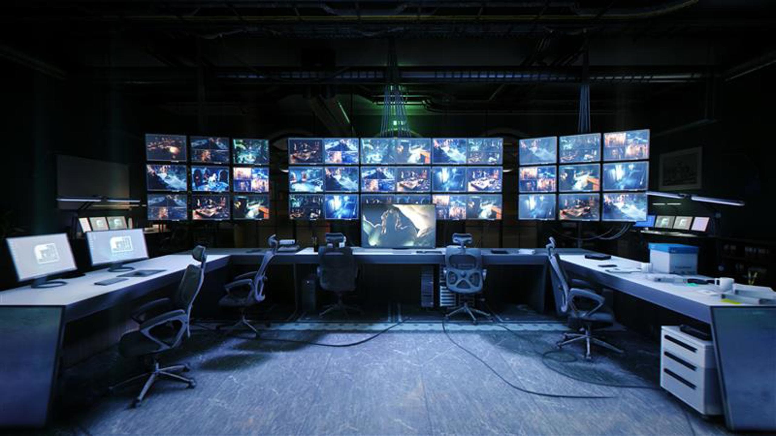 Capture officielle de la salle de contrôle de la nouvelle escalade TacSim Extraction Avenues dans 007 First Light.