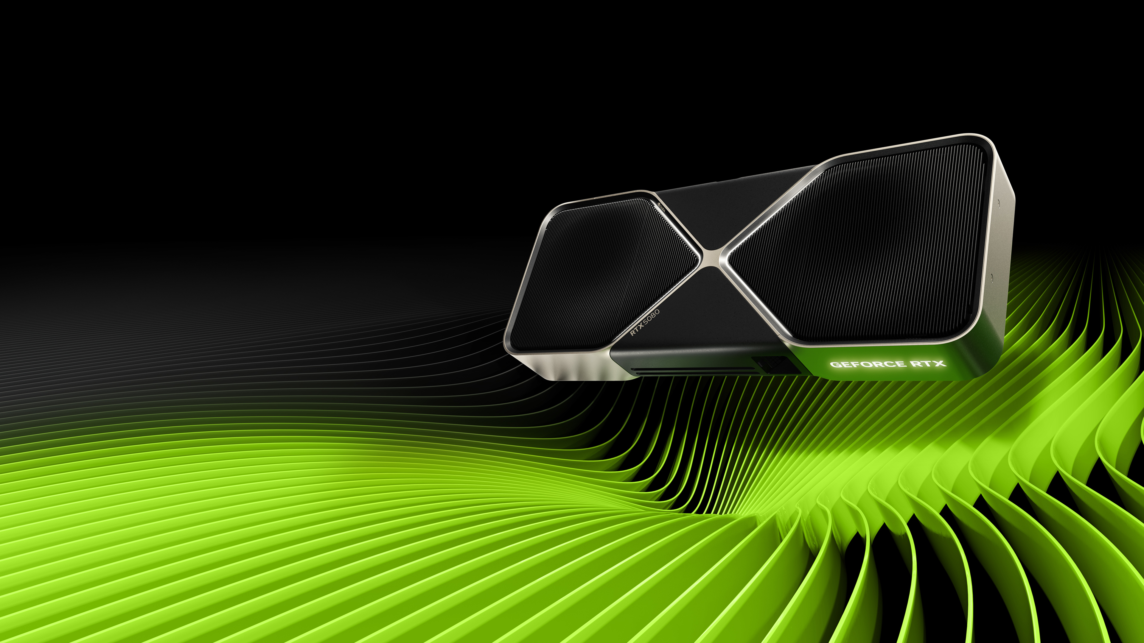 GeForce RTX 5080 Founders Edition — visuel officiel NVIDIA