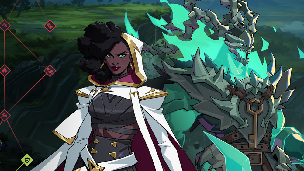 Senna et Thresh dans une illustration officielle de 2XKO publiée par Riot Games.