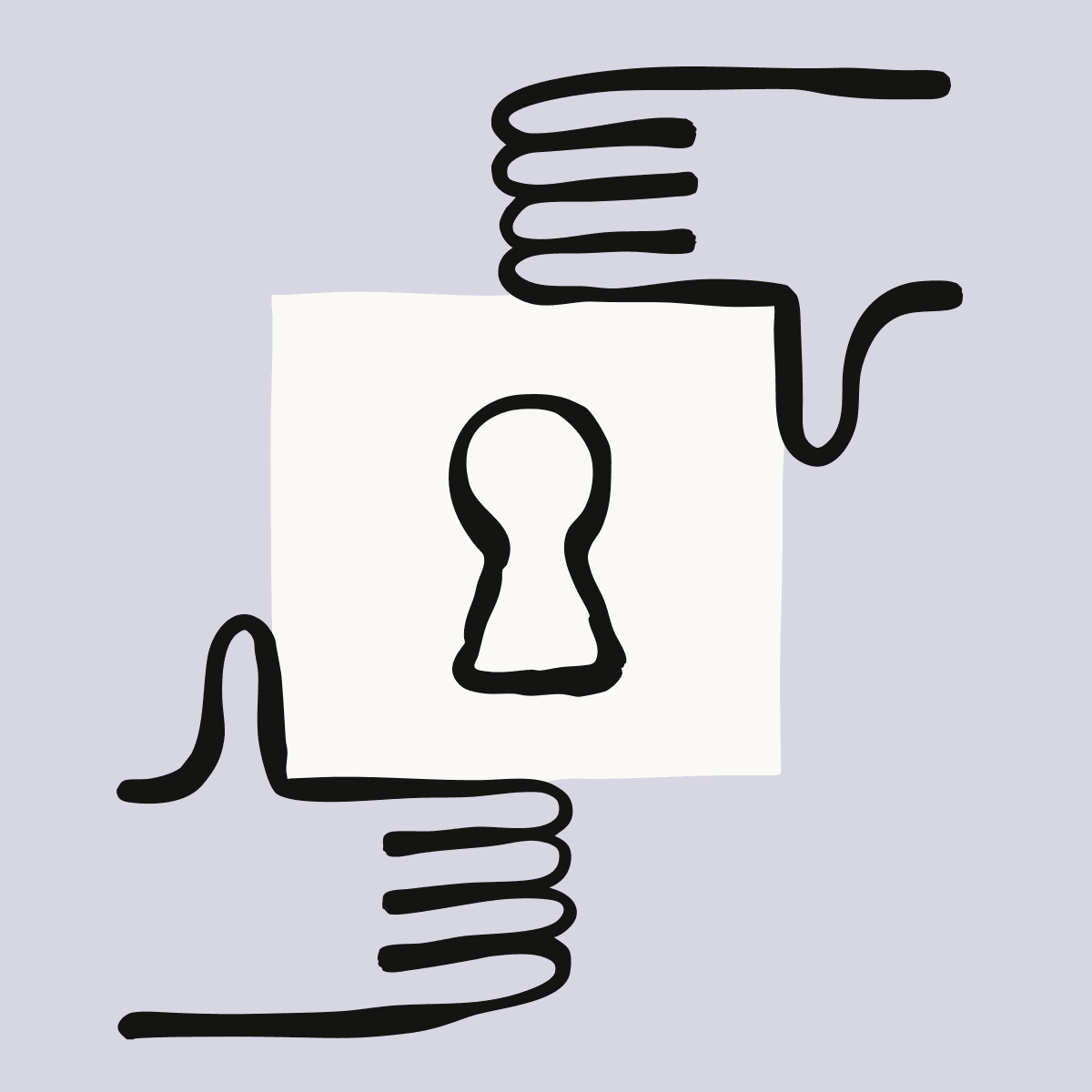 Illustration officielle Anthropic montrant deux mains autour d’une serrure, associée au rapport sur trois incidents cyber.