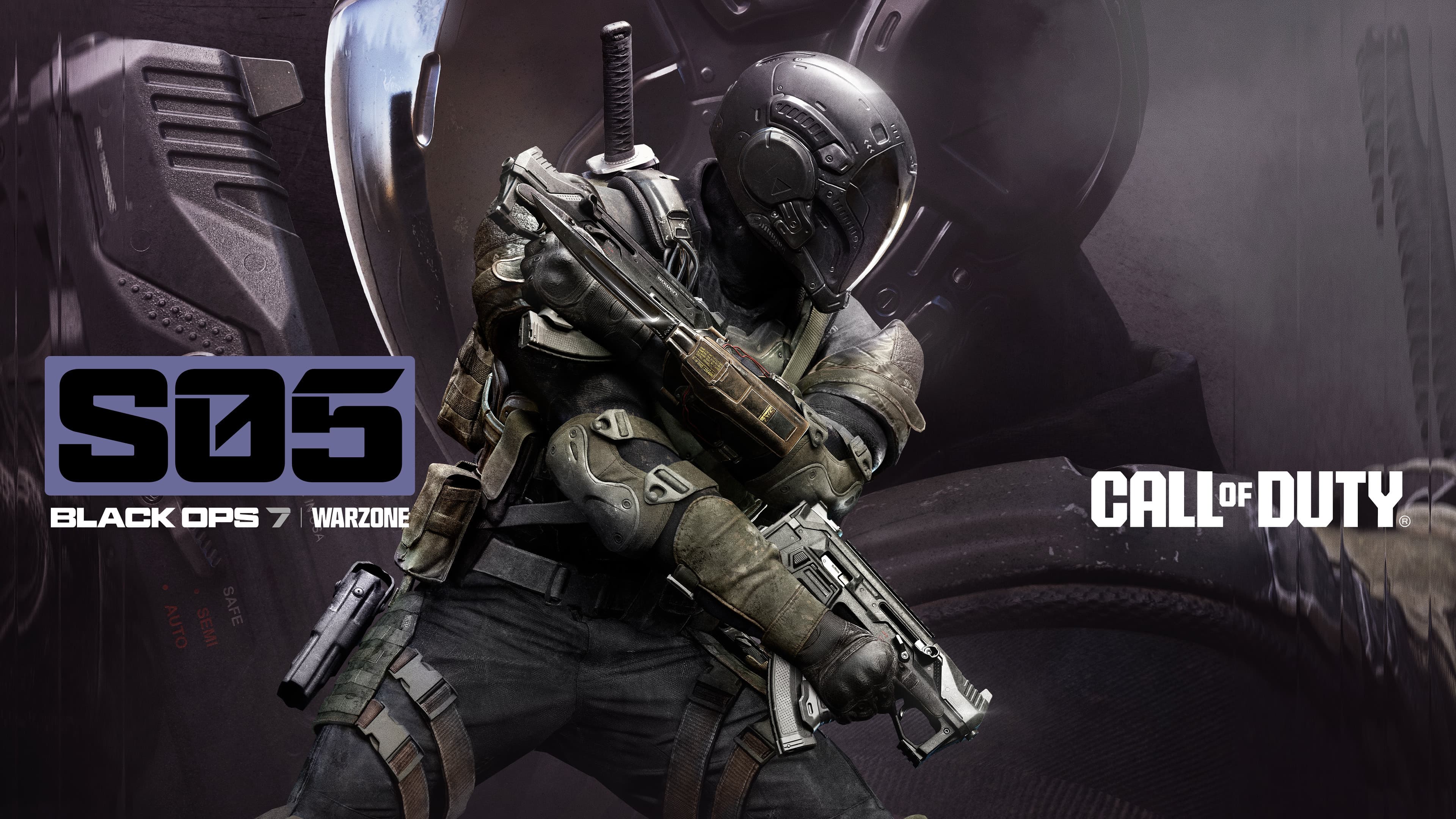 Spectre sur le visuel officiel de la Saison 5 de Black Ops 7 et Warzone.