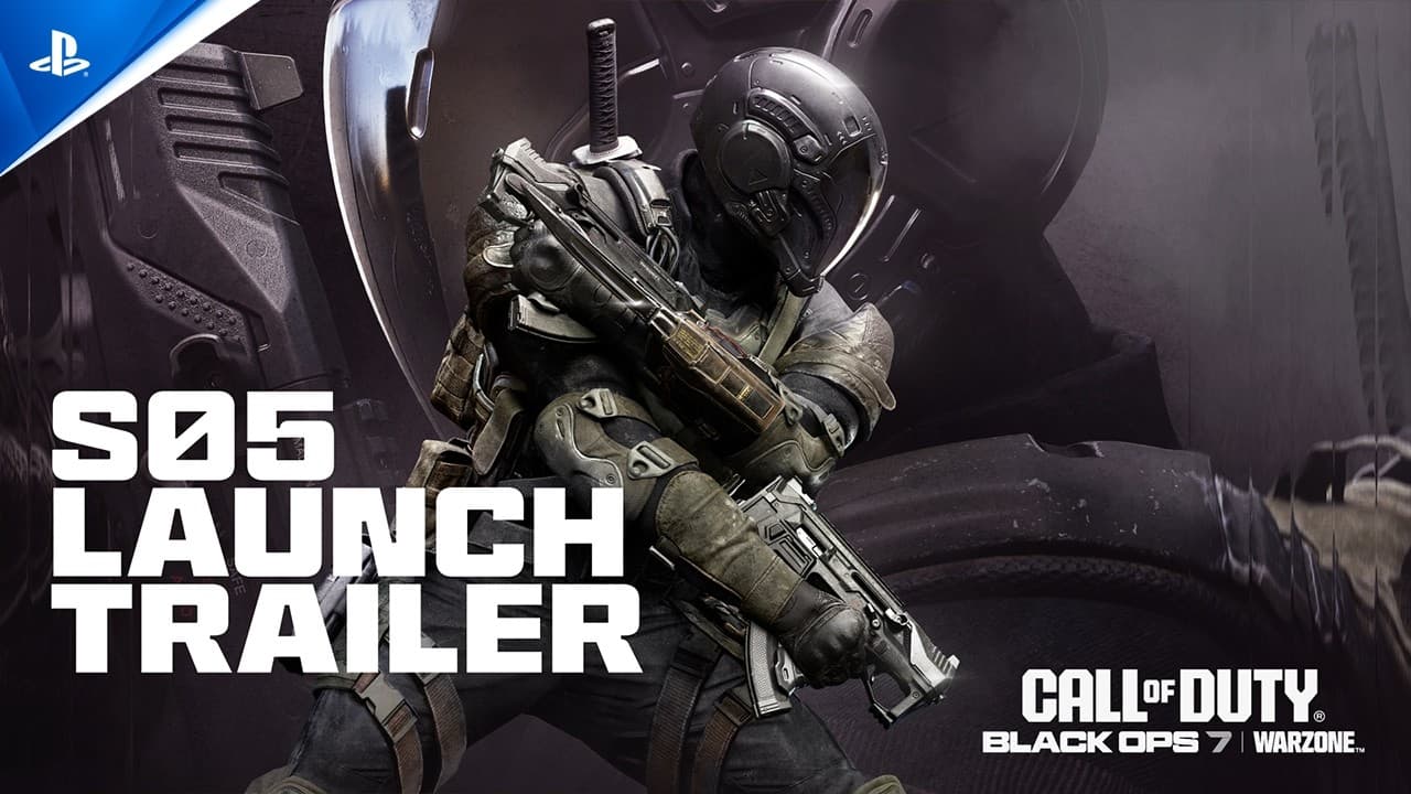 Vignette du trailer officiel de lancement de la Saison 5 de Black Ops 7 et Warzone.