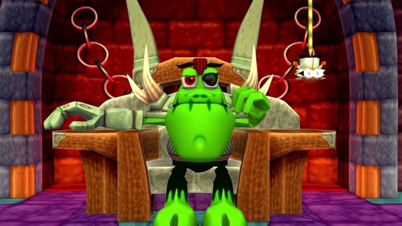 Baron Dante dans une image officielle du remaster de Croc 2.