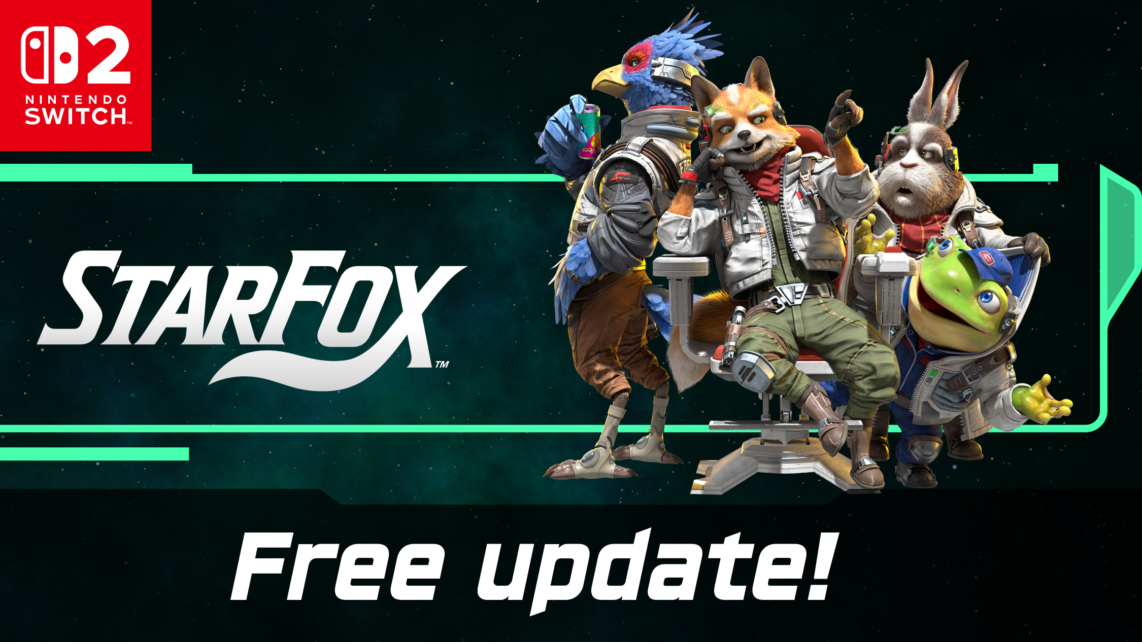 Annonce officielle de la mise à jour gratuite de Star Fox sur Switch 2