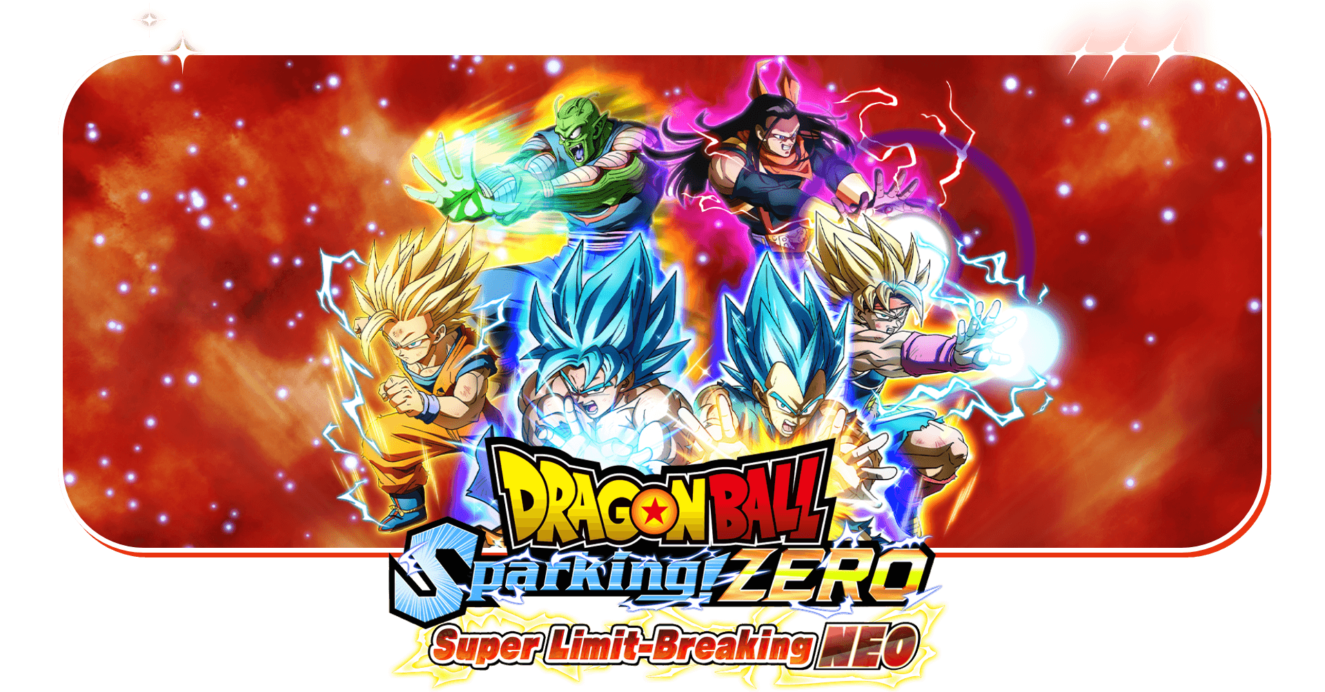 Key art officiel du DLC Dragon Ball: Sparking! ZERO Super Limit-Breaking NEO.