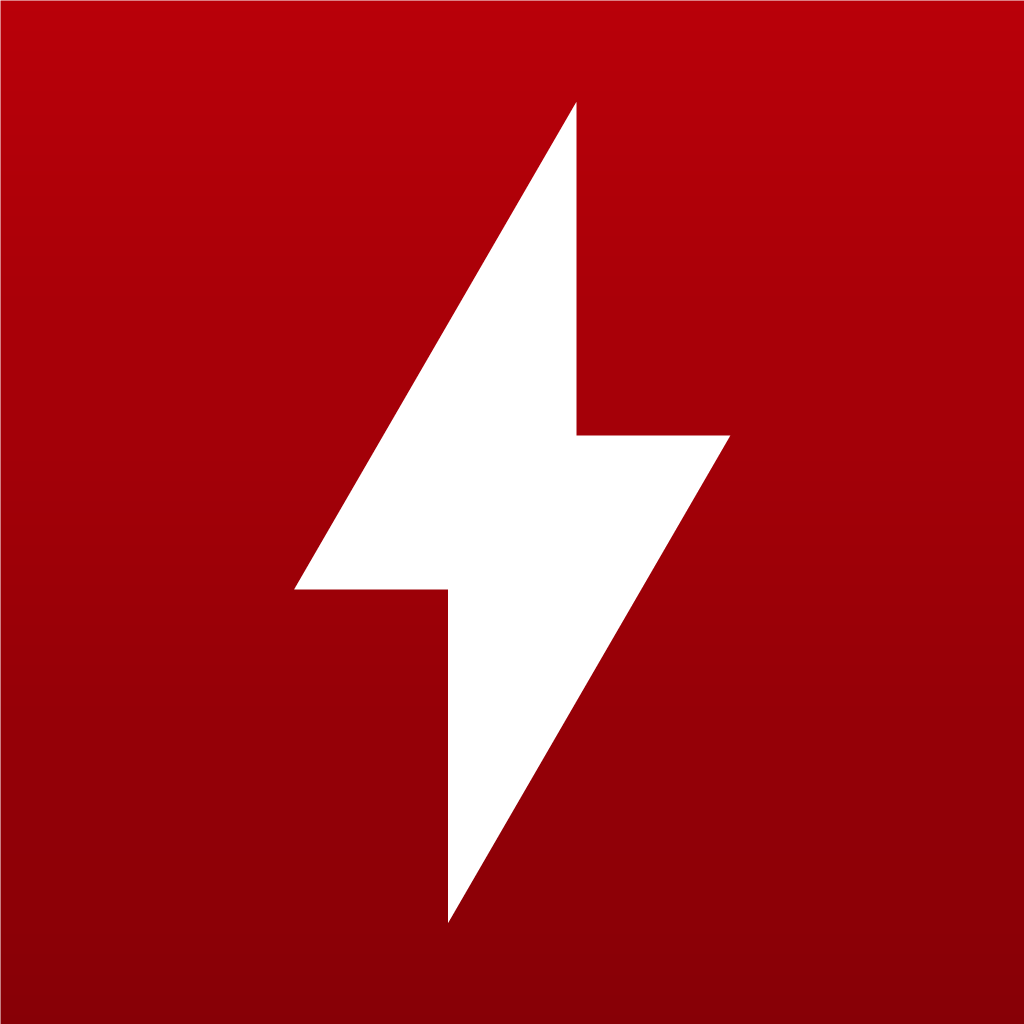 Icône rouge et blanche officielle de HWMonitor fournie par CPUID.