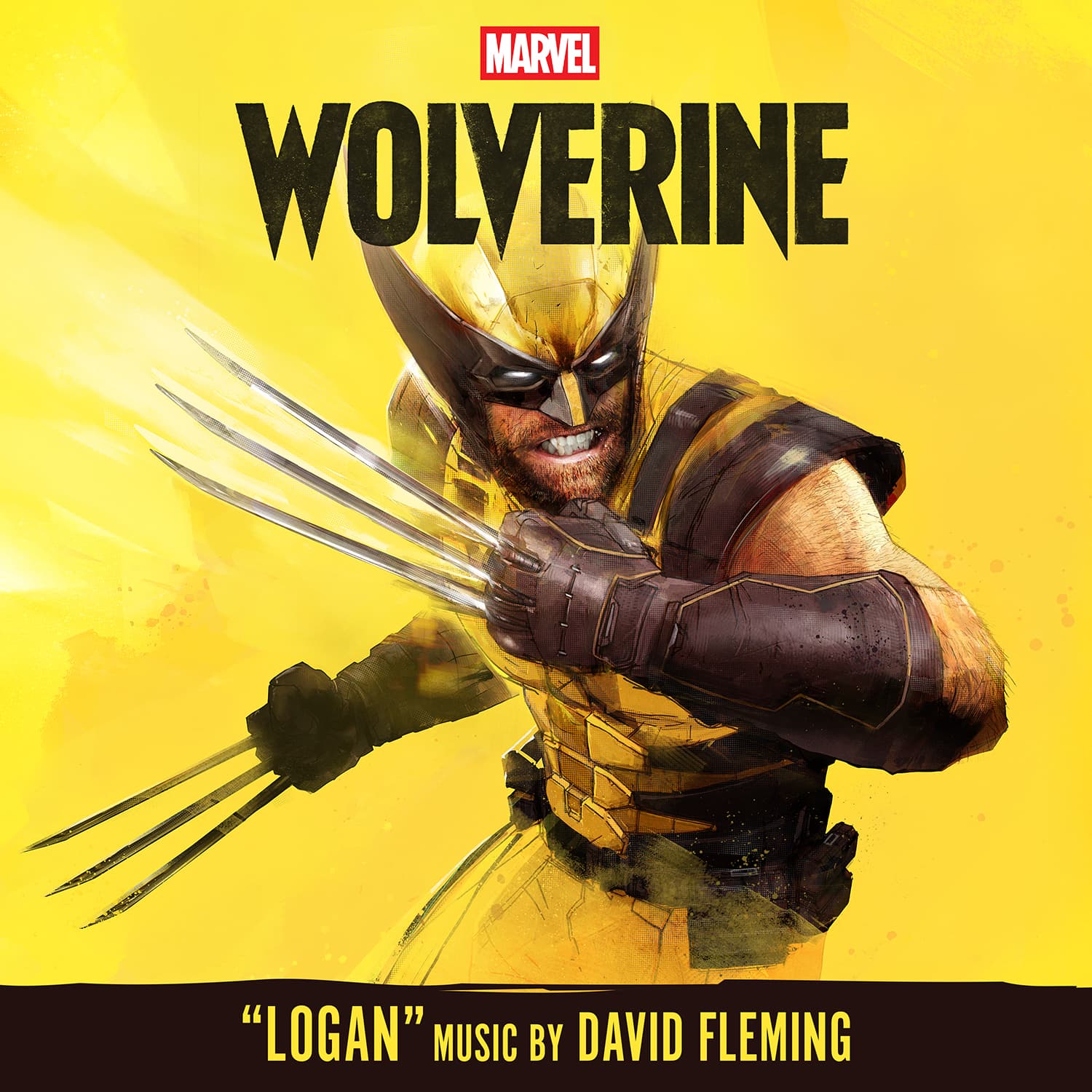 Pochette officielle du morceau Logan composé par David Fleming pour Marvel’s Wolverine.