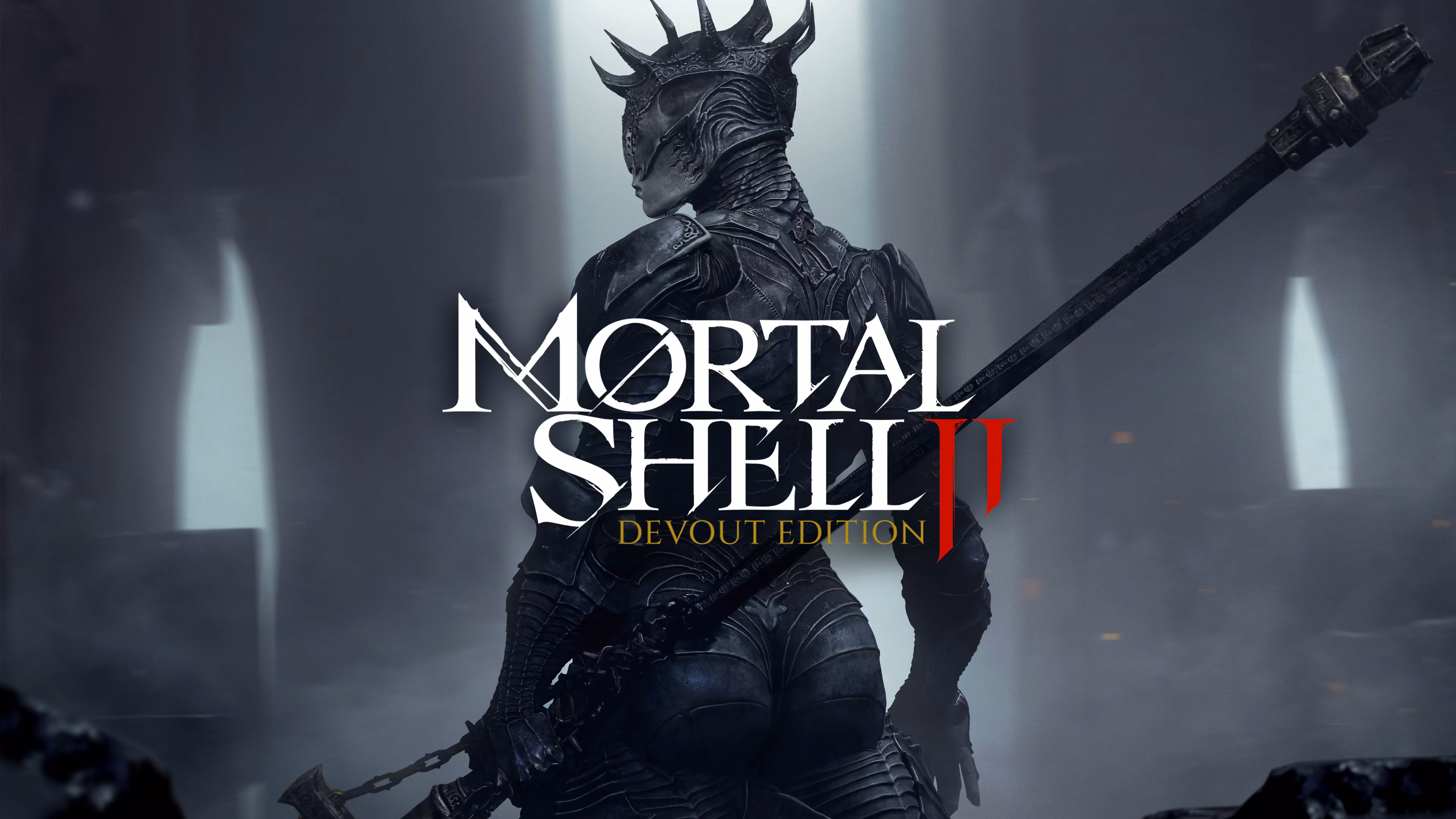 Visuel officiel de l'édition Devout de Mortal Shell II sur PlayStation 5.