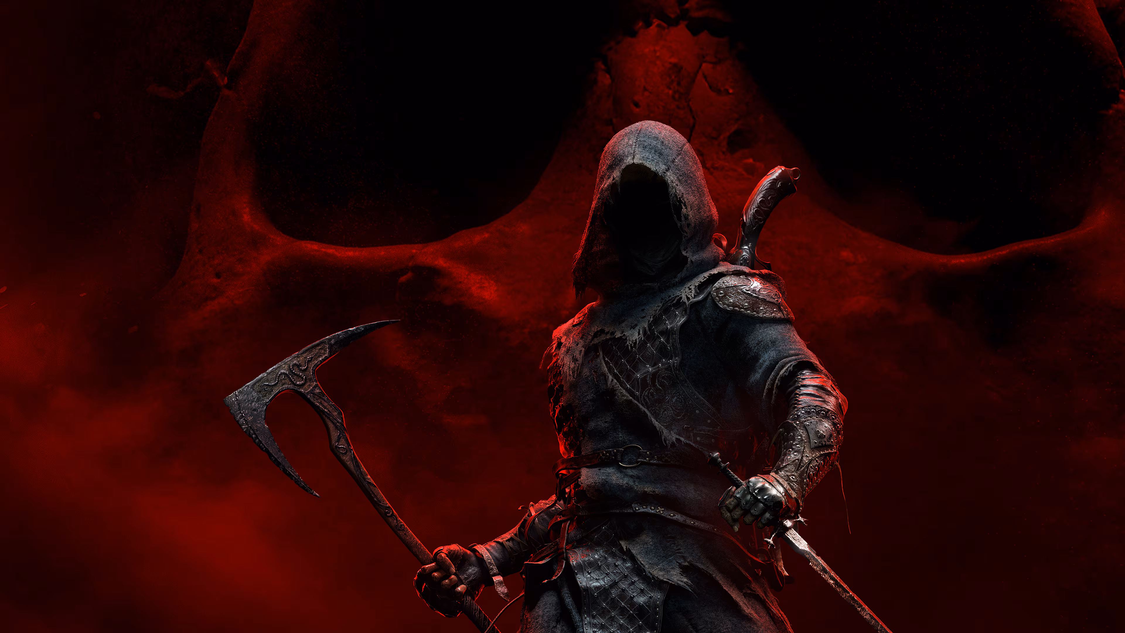 Le Harbinger de Mortal Shell II dans l'illustration officielle du jeu.