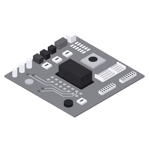 Illustration officielle RPCS3 d'une carte mère et de ses composants.