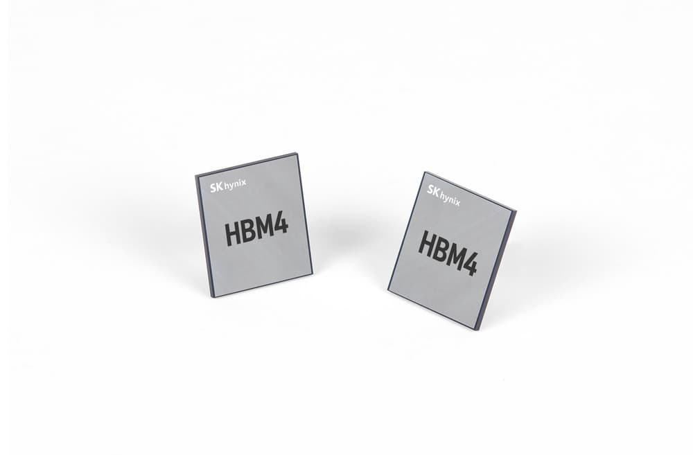 Mémoire HBM4 présentée officiellement par SK hynix.
