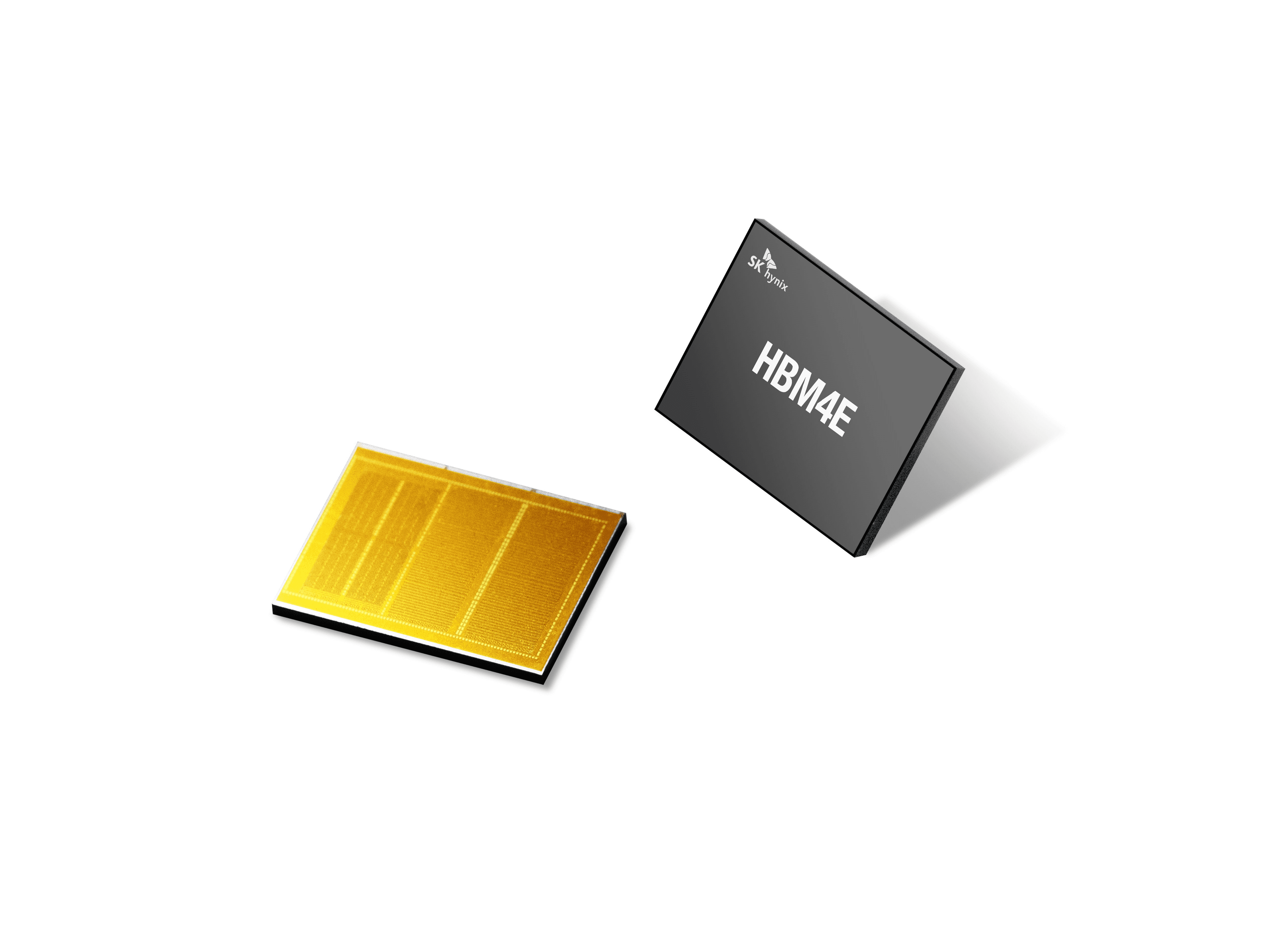 Module HBM4E présenté officiellement par SK hynix.