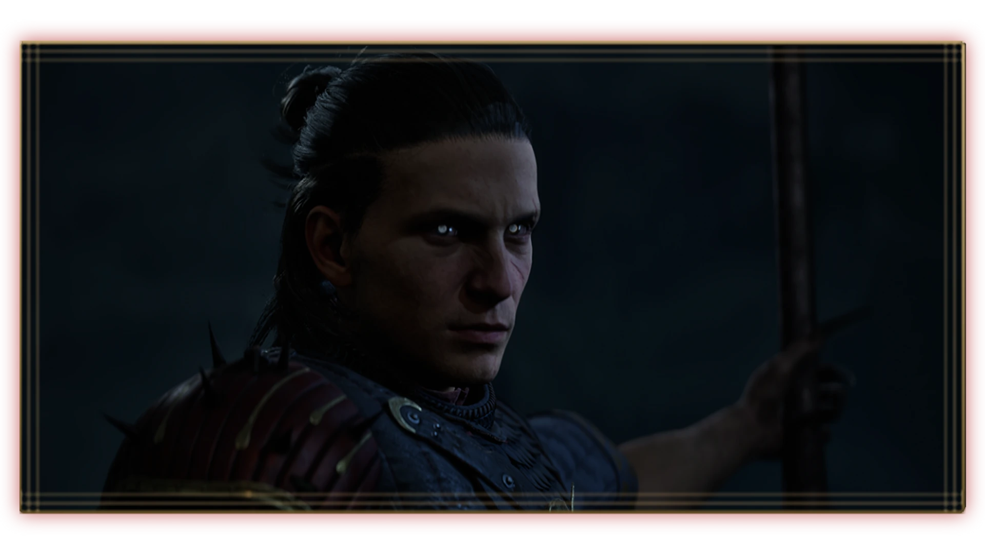 Portrait de Coen, protagoniste de The Blood of Dawnwalker, dans un visuel officiel du jeu.