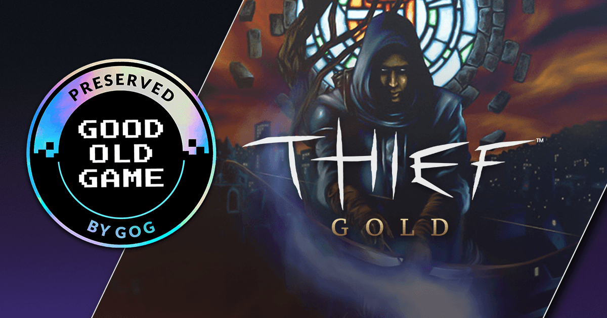 Visuel officiel de Thief Gold intégré au programme de préservation de GOG.