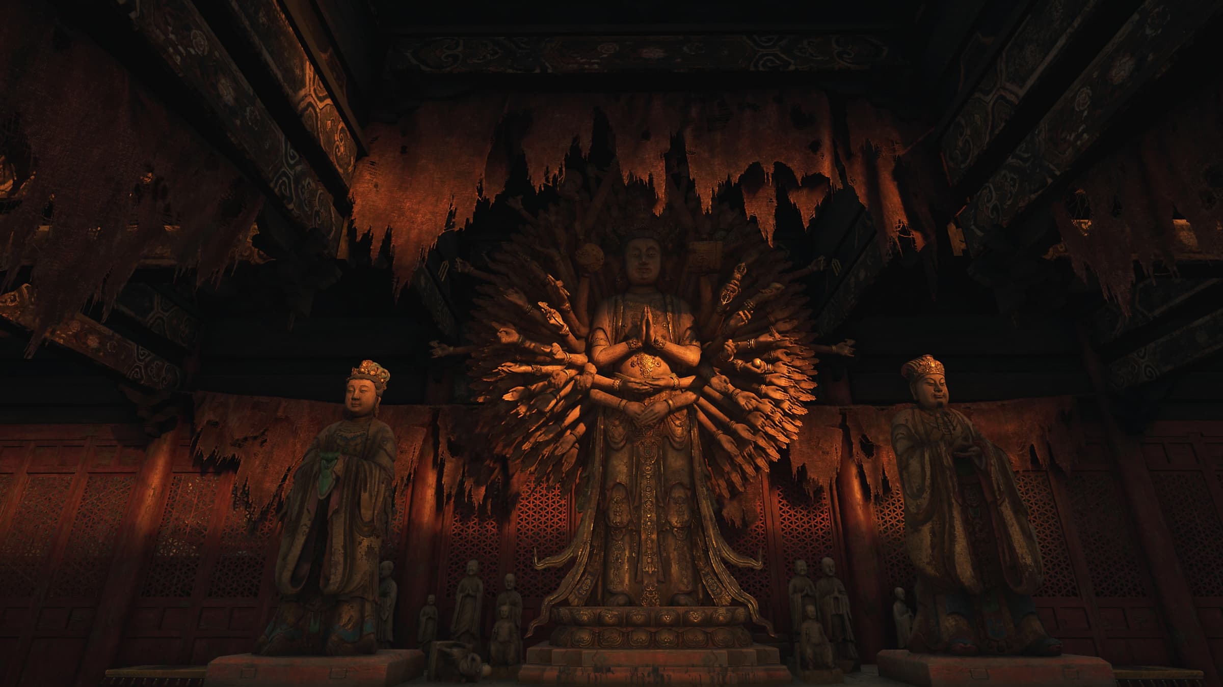 Capture officielle de l’univers du premier WUCHANG: Fallen Feathers sorti en 2025.
