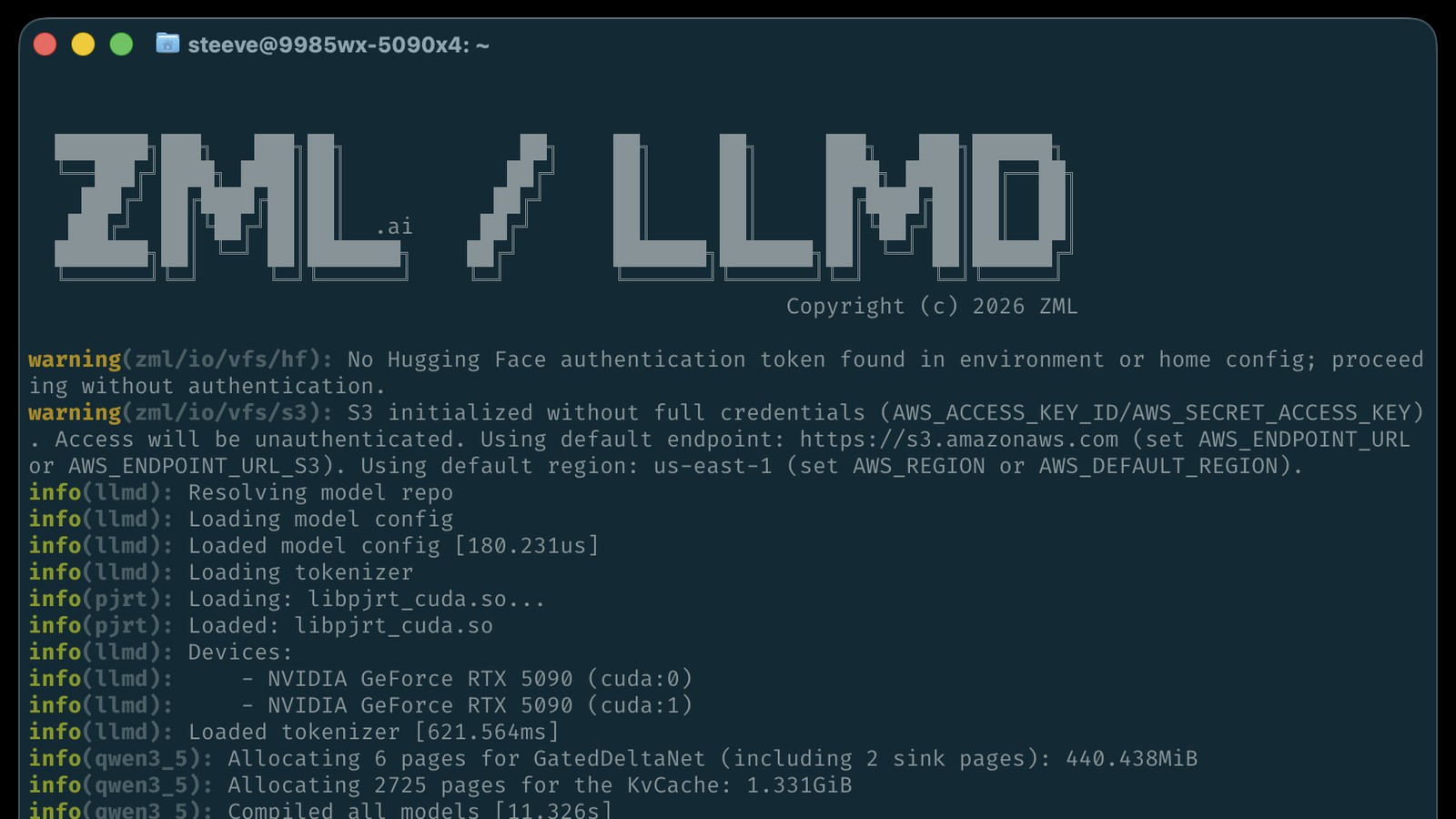 Recadrage de la capture officielle ZML affichant le nom LLMD dans son terminal.