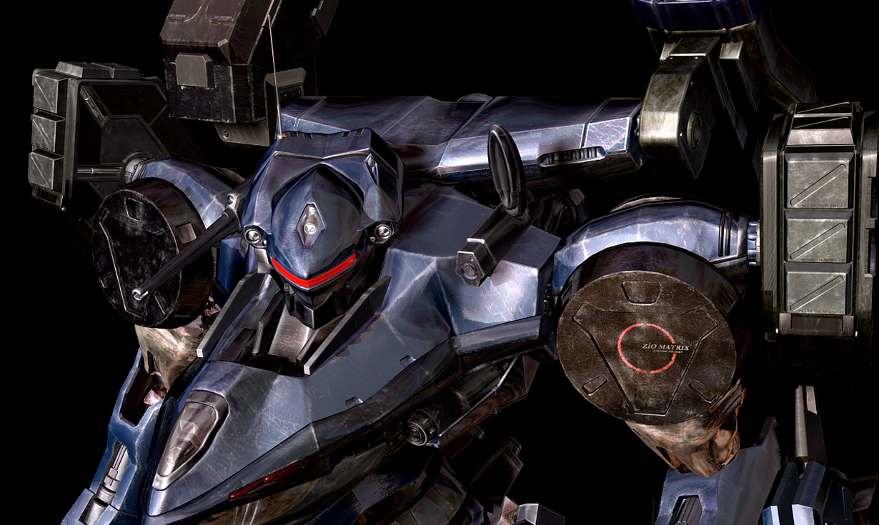 Illustration officielle complète de Armored Core 2.