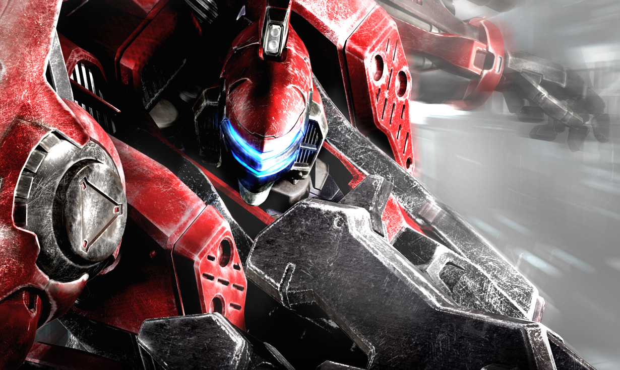 Illustration officielle complète de Armored Core: Nine Breaker.