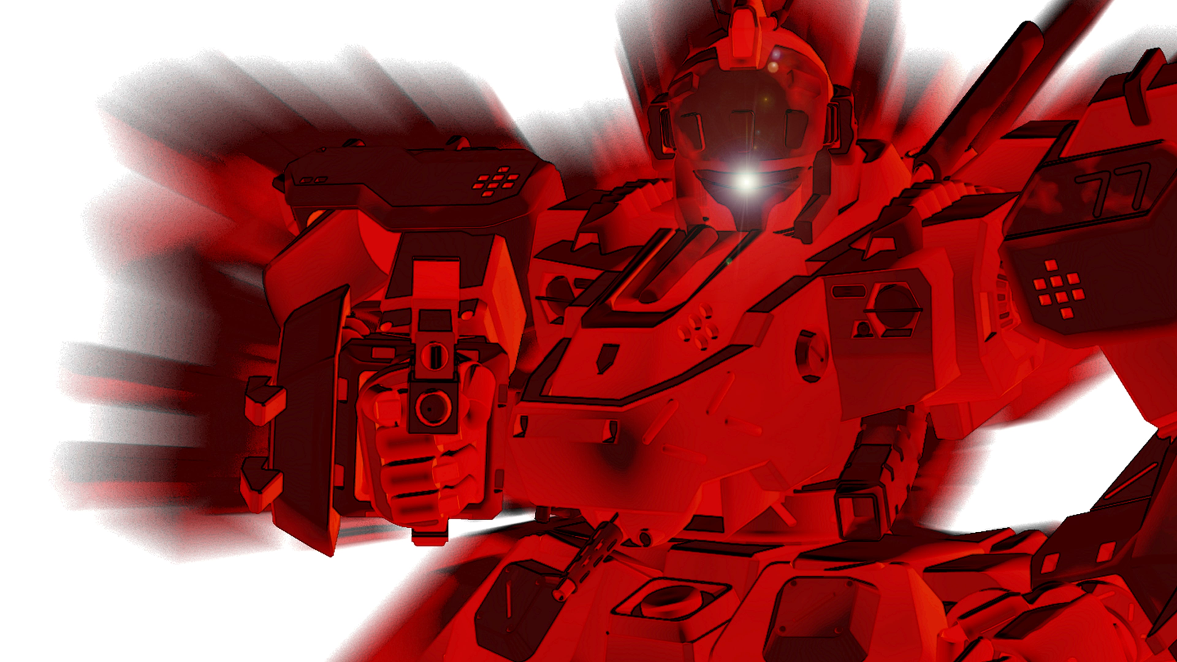 Illustration officielle complète de Armored Core: Project Phantasma.