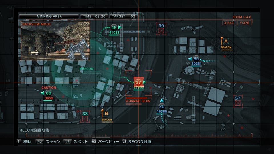 Carte tactique et repères d’une opération.