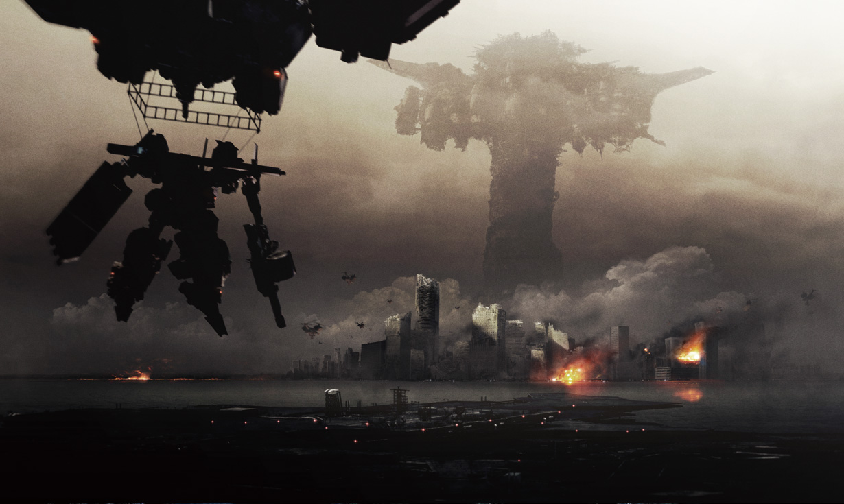 Illustration officielle complète de Armored Core: Verdict Day.
