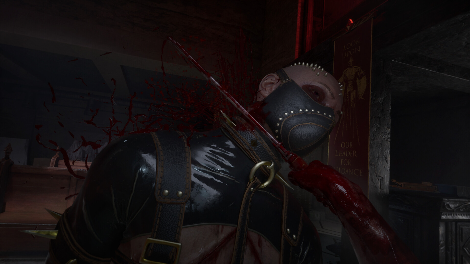 Visuel officiel de Hellraiser : affrontement avec un personnage armé de lames.