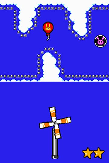 Cookie & Cream (Nintendo DS) : épreuve avec un mécanisme rotatif.