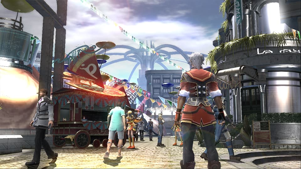 Enchanted Arms : atsuma dans un environnement urbain.