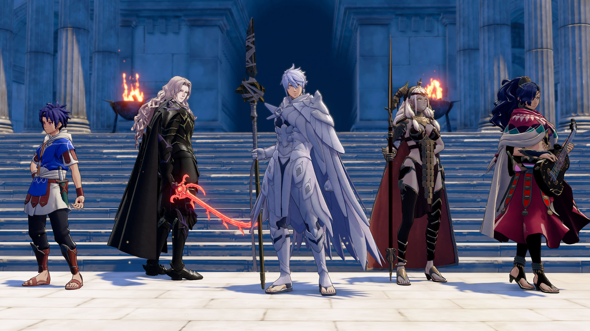 Capture officielle de Fire Emblem: Fortune’s Weave — scène 1.
