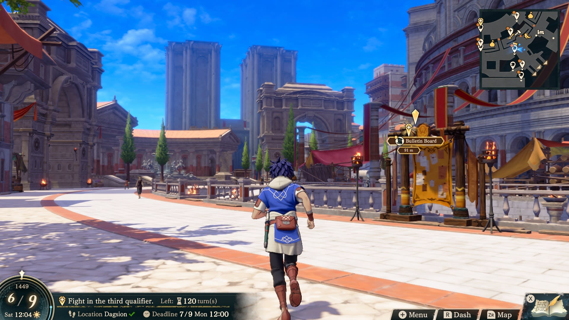 Capture officielle de Fire Emblem: Fortune’s Weave — scène 2.