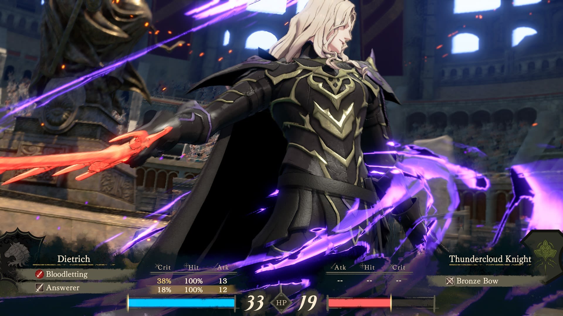 Capture officielle de Fire Emblem: Fortune’s Weave — scène 4.