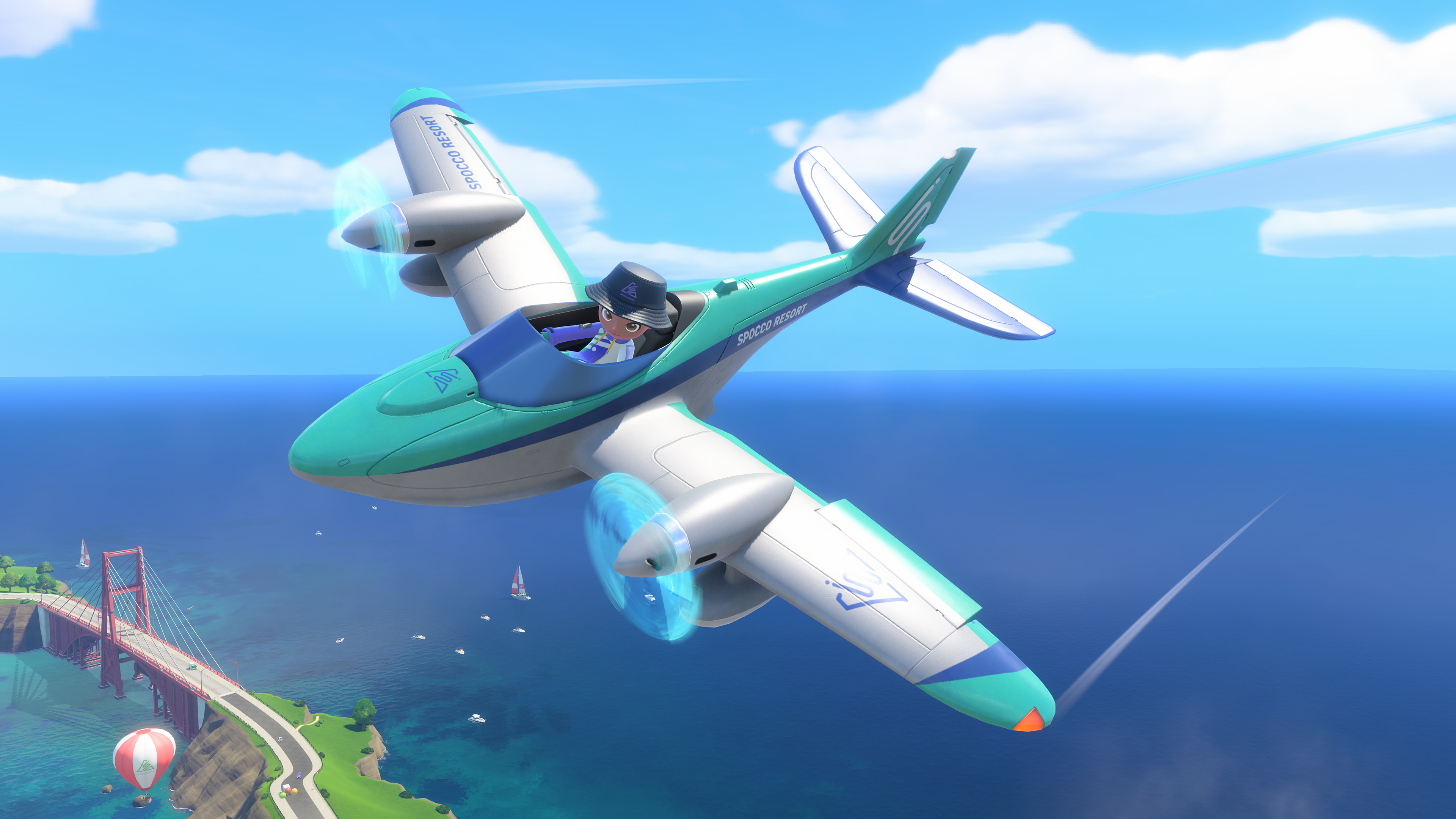 Survol de l’île Wuhu en hydravion.