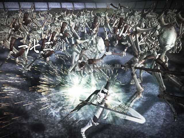 Otogi 2: Immortal Warriors : bataille contre de nombreux ennemis.