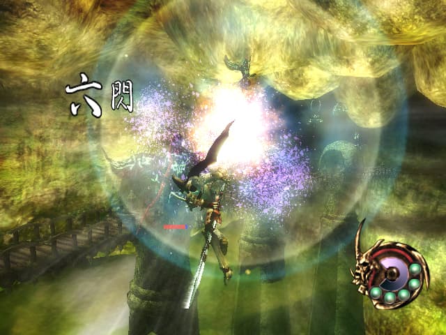 Otogi: Myth of Demons : attaque aux effets lumineux.