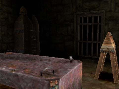 Shadow Tower : salle obscure du donjon.