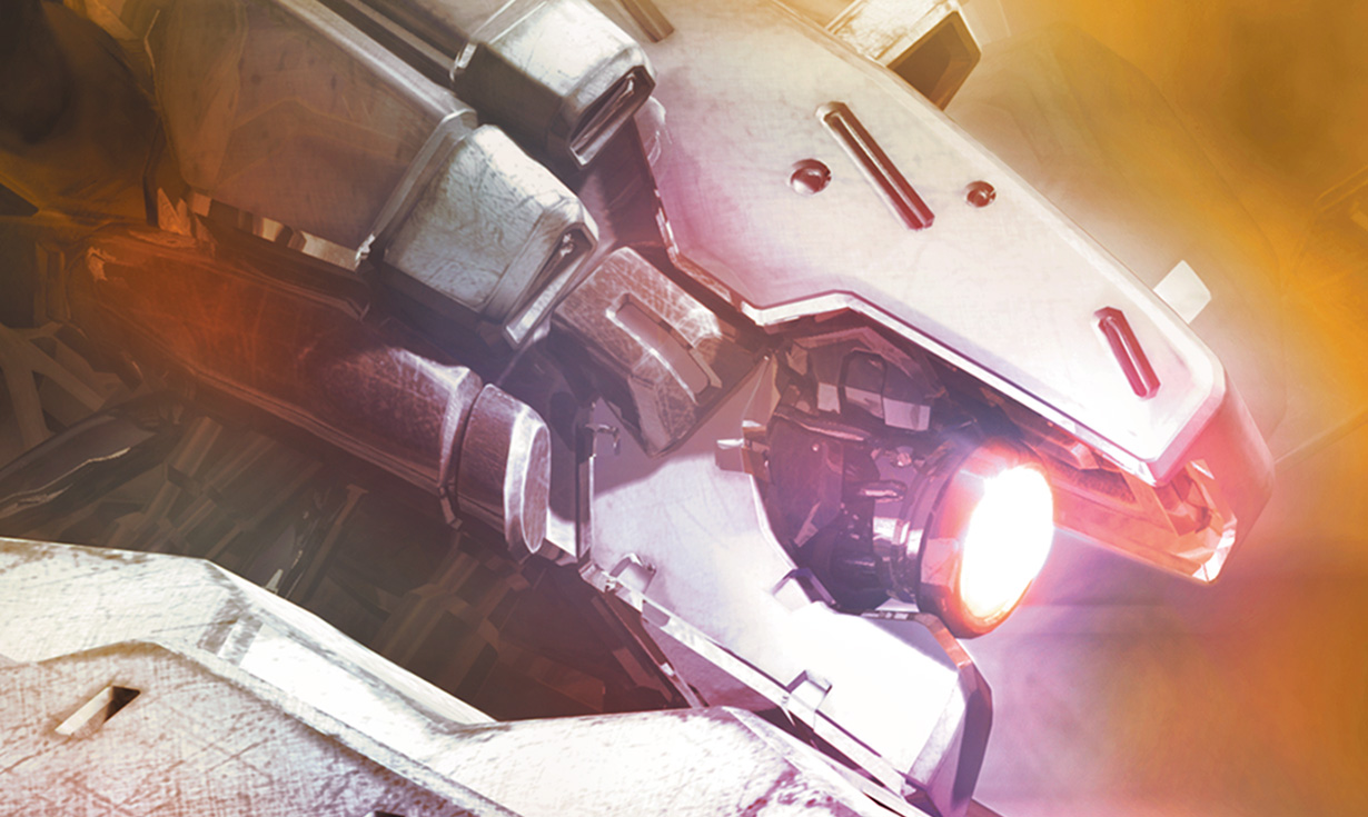 Illustration officielle complète de Silent Line: Armored Core.