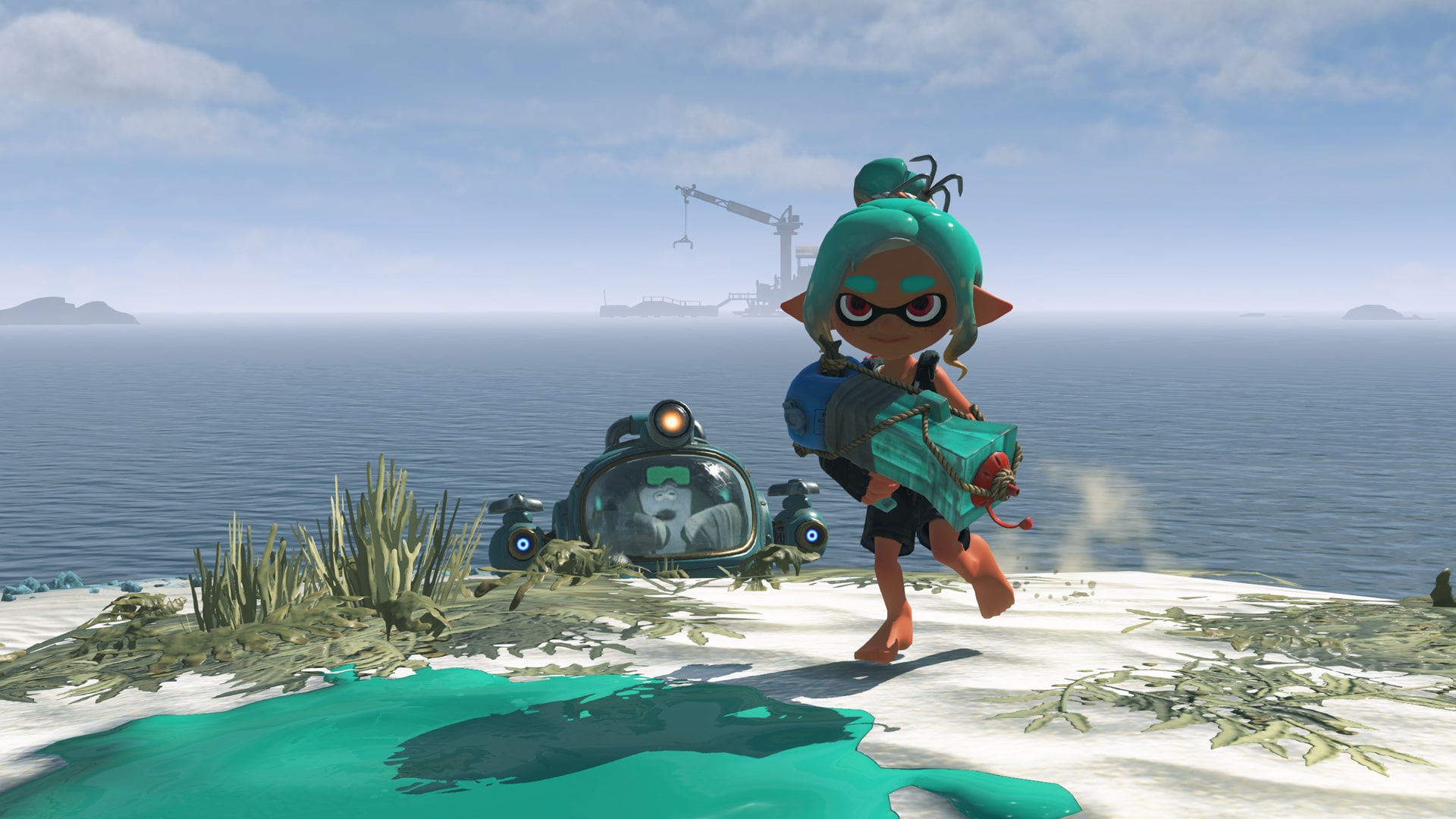 Capture officielle de Splatoon Raiders — scène 2.