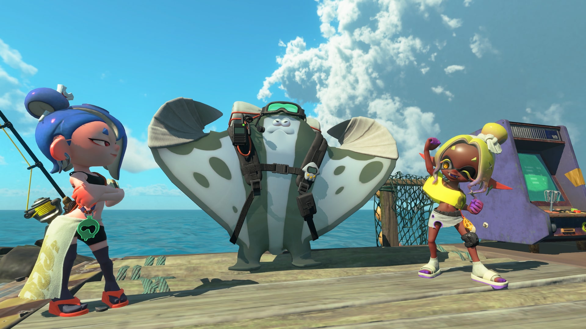 Capture officielle de Splatoon Raiders — scène 4.