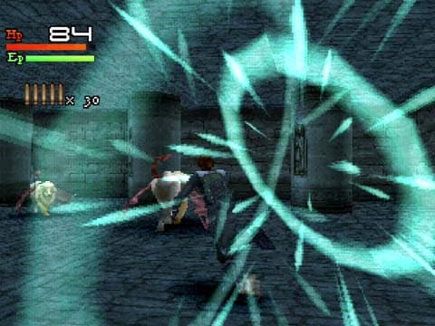 Spriggan: Lunar Verse : effet d’attaque lumineux.