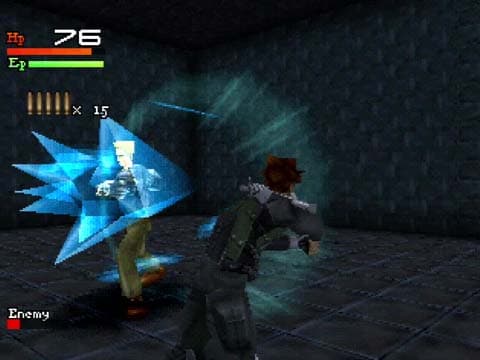 Spriggan: Lunar Verse : attaque avec effet de glace.