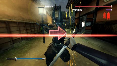 Tenchu 4 Plus : combat à l’épée.
