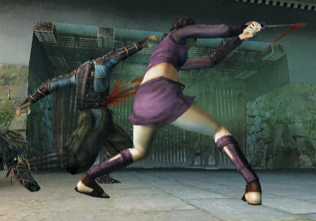 Tenchu: Shadow Assassins / Tenchu 4 : ayame en mouvement.